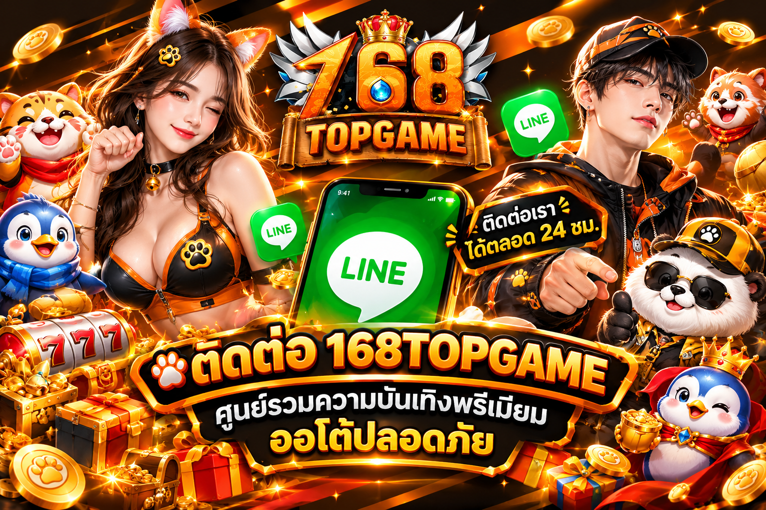 ติดต่อ 168TOPGAME